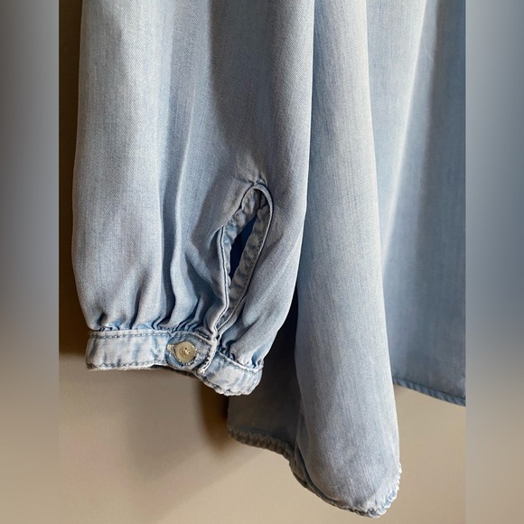 Levi’s “Halsey” Blouse Lightweight 3/4 Sleeve Flowy Size XL - Picture 9 of 13